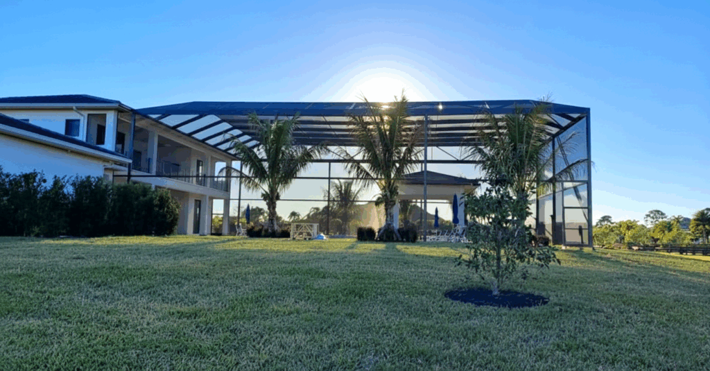 Palm Beach florida pool screen enclosures